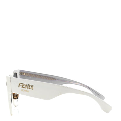Fendi Acetate FF Sunglasses FF 0434/G/S White Gold 3 of 7