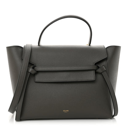 Celine Grained Calfskin Mini Belt Bag Grey 1 of 11