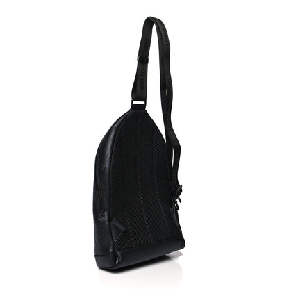 Louis Vuitton Monogram Shadow Racer Slingbag Black 2 of 9