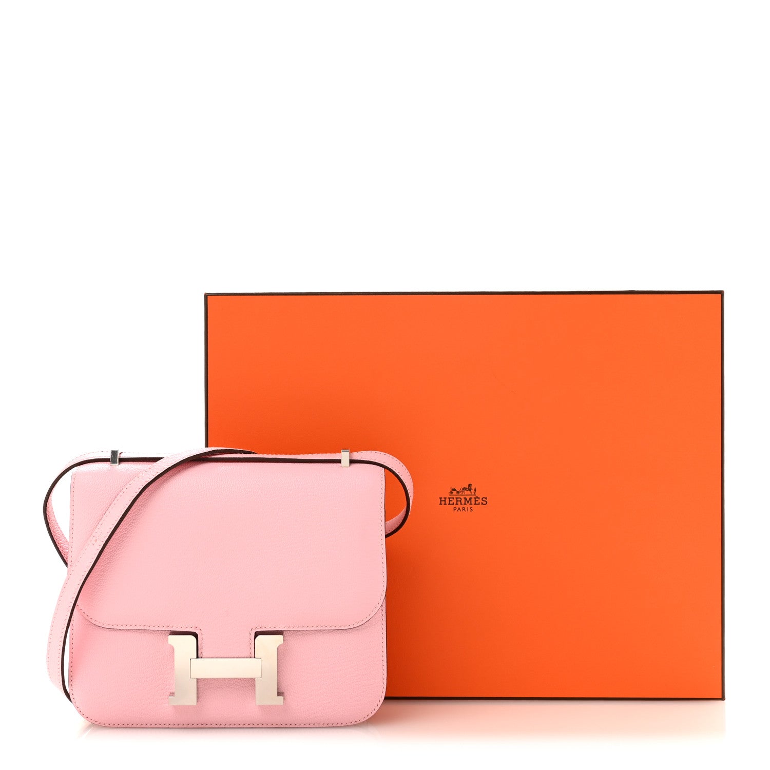 Hermes Chevre Mysore Constance 18 Rose Sakura 13 of 13