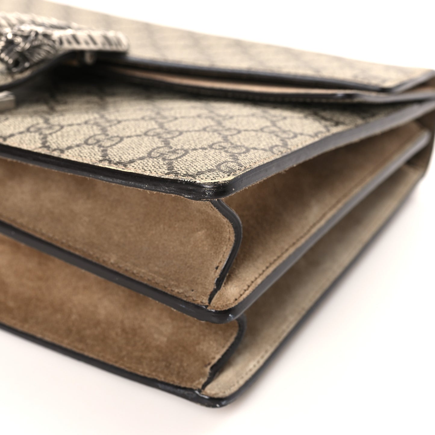 GG Supreme Monogram Medium Dionysus Shoulder Bag Taupe