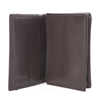 Burberry Smoked Check Bi-Fold Wallet Black Brown 5 of 8