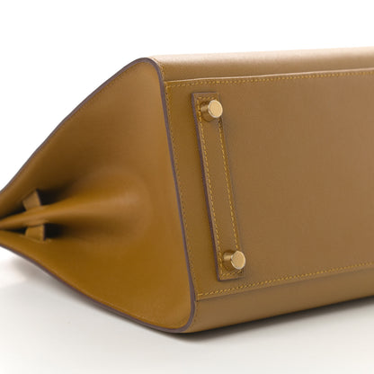 Hermes Madame Calfskin Birkin Sellier 30 Bronze Dore 9 of 11