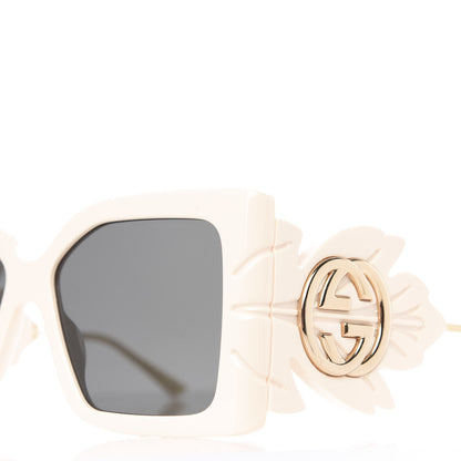 Gucci Acetate Square Frame Wing Sunglasses GG0535S Ivory 7 of 7