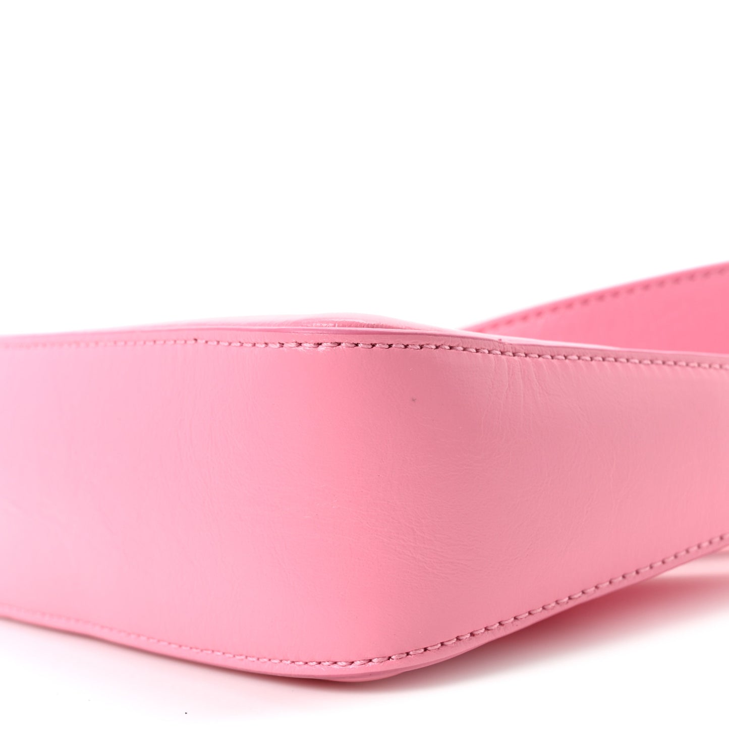 Smooth Calfskin Mini Moon Cut Out Shoulder Bag Bright Pink