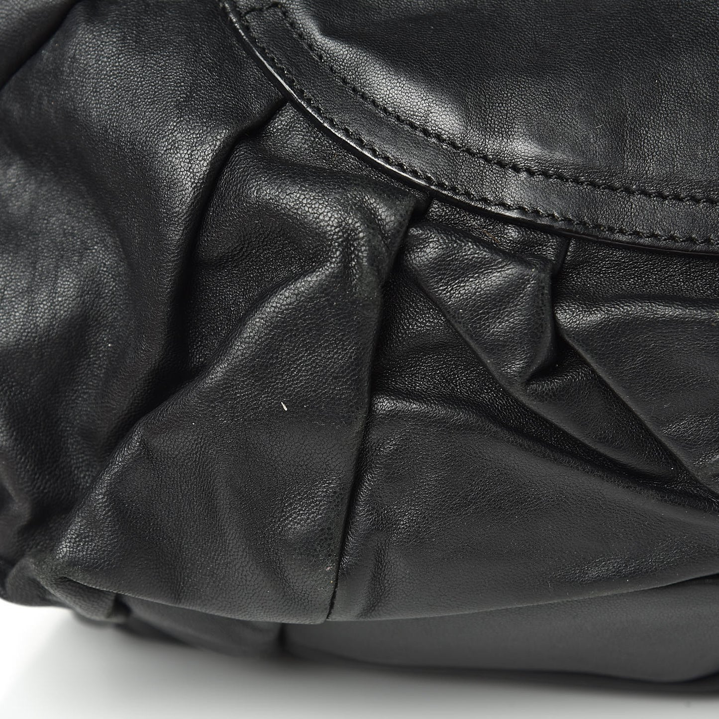 CHRISTIAN DIOR Lambskin Jazzclub Shoulder Bag Black