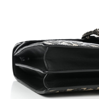 Gucci GG Supreme Monogram Arabesque Medium Dionysus Shoulder Bag Black 10 of 14