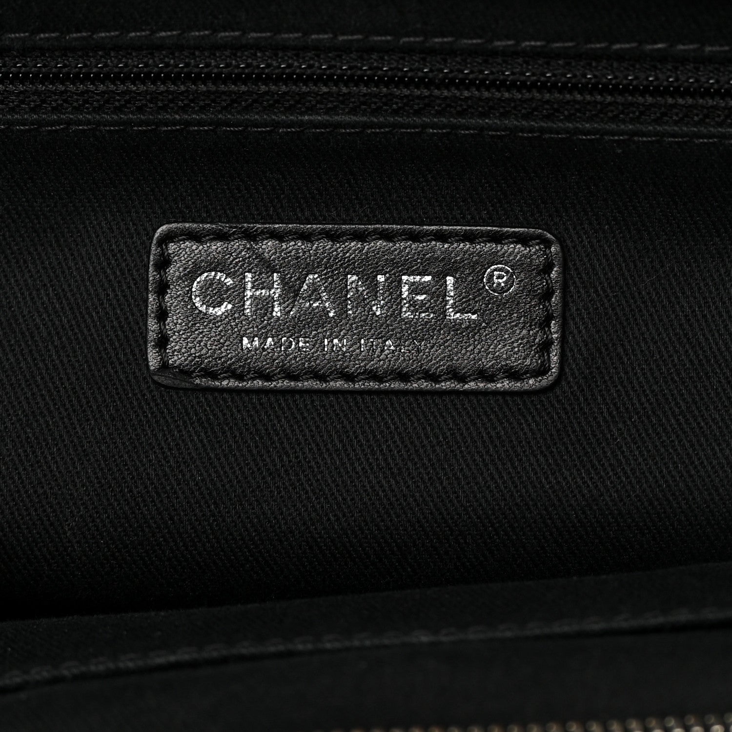 Chanel Iridescent Calfskin Quilted In The Mix Shopping Tote Black 7 of 20