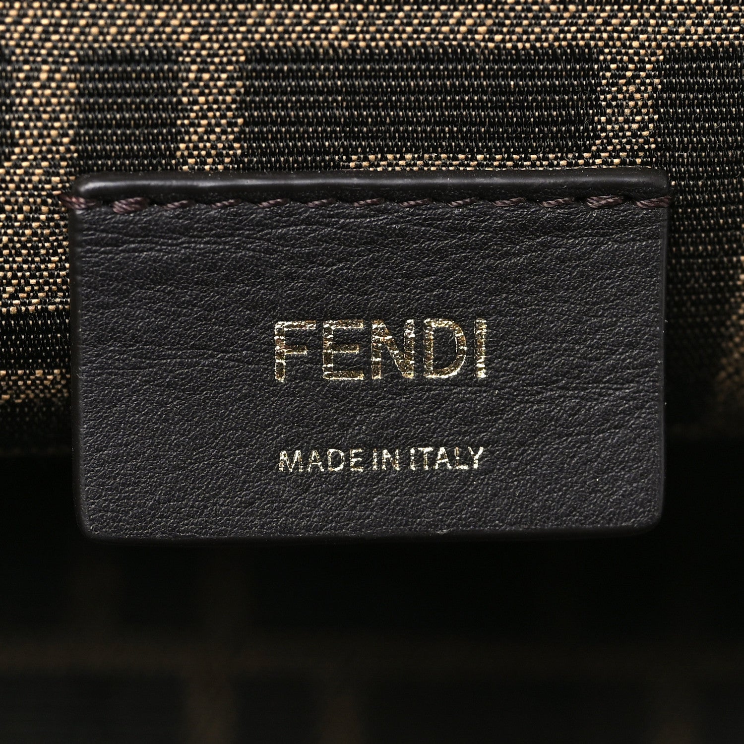 Fendi Shiny Nappa Small Fendi First Black Black 6 of 10