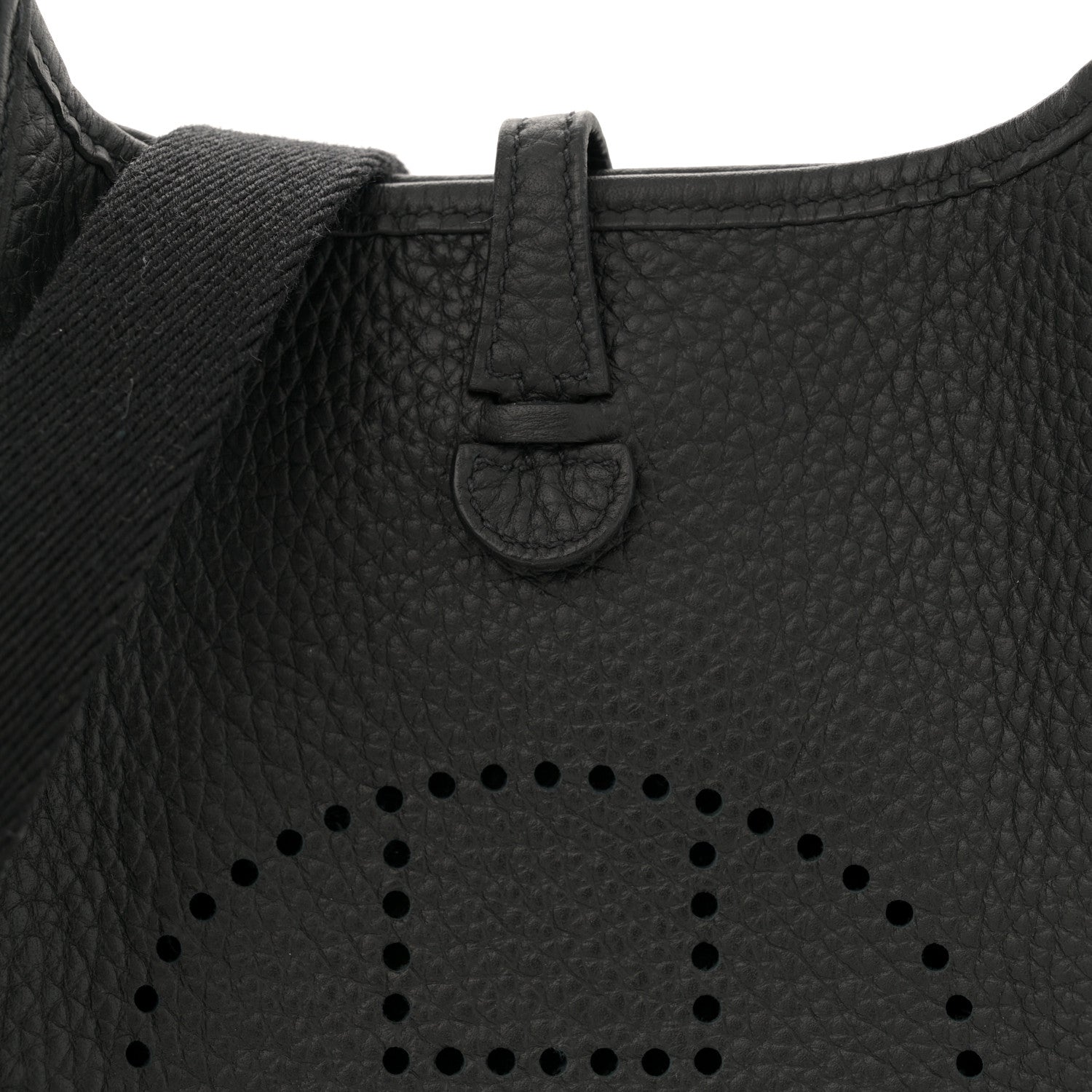 Hermes Taurillon Clemence Evelyne TPM Black 8 of 11