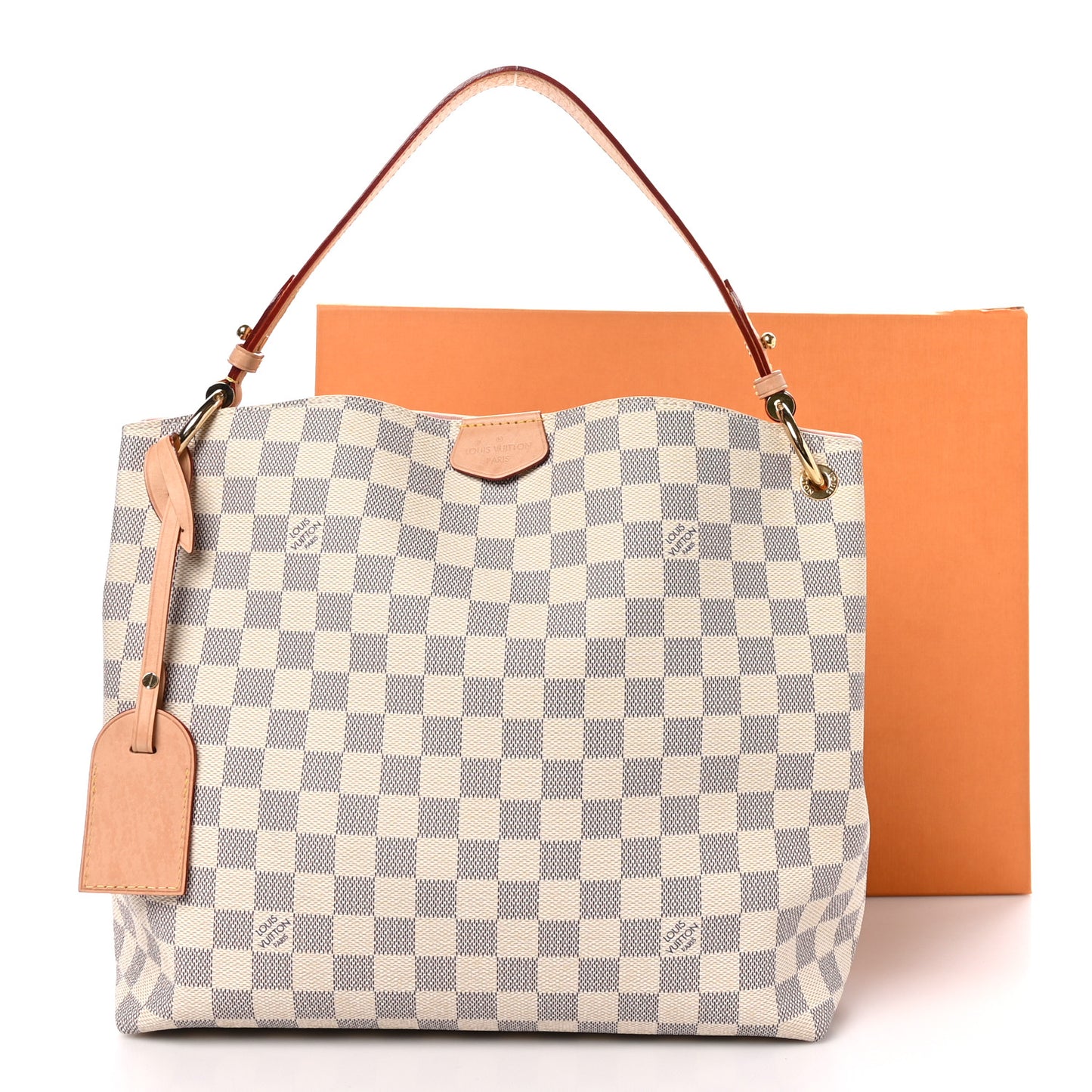 Damier Azur Graceful PM Rose Ballerine