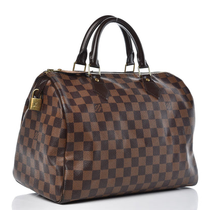 Louis Vuitton Damier Ebene Speedy 30 3 of 13
