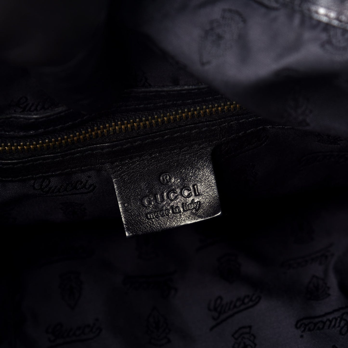 Calfskin Large Jockey Hobo Black