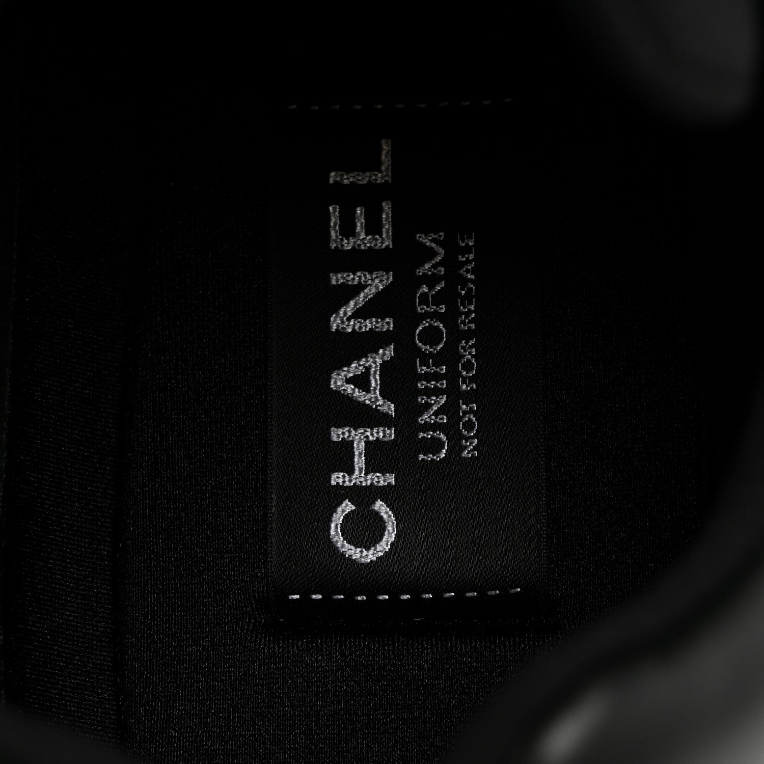 Chanel Calfskin Lambskin CC Uniform Sneakers Black 42 Black 7 of 9