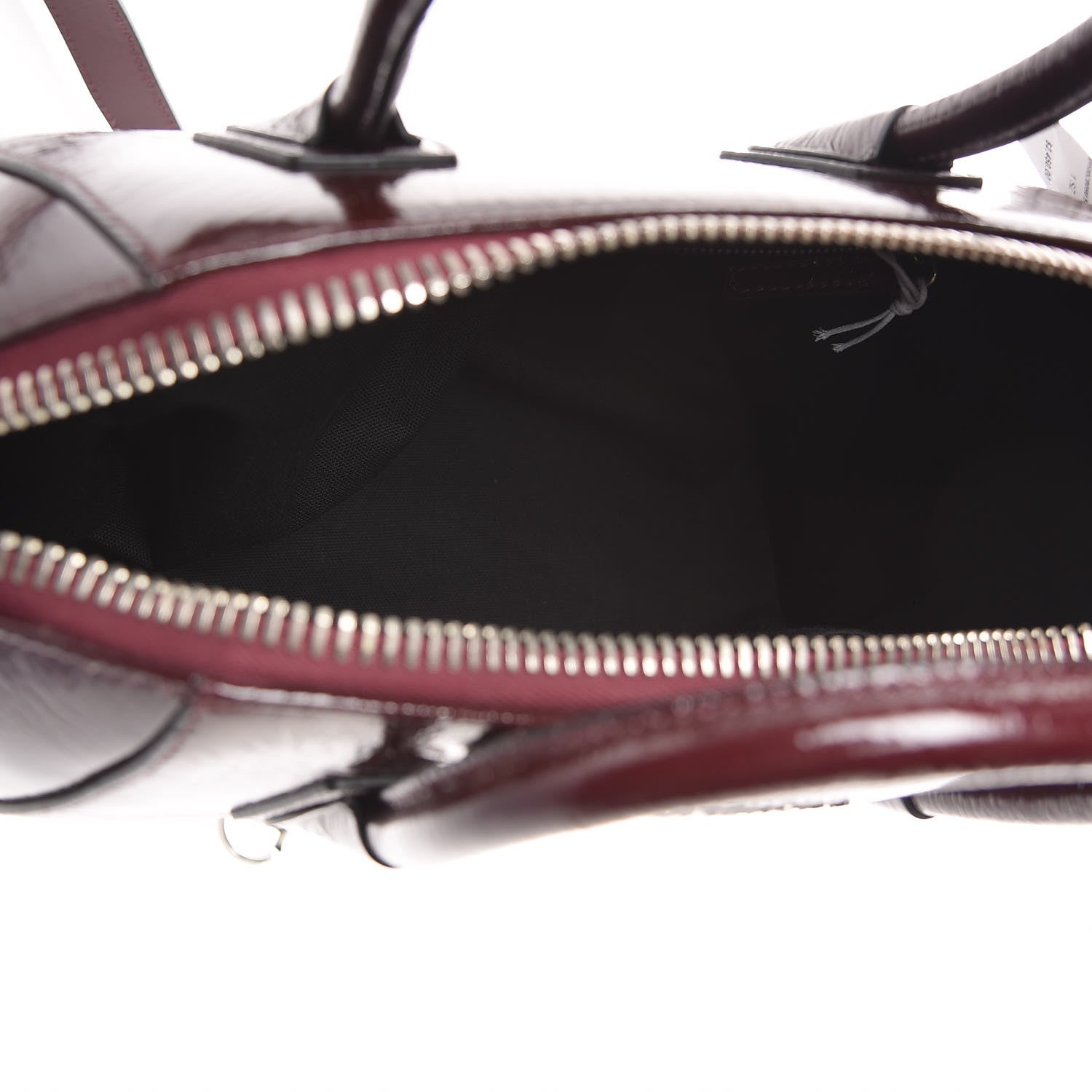 Givenchy Crinkled Patent Calfskin Small Antigona Aubergine 6 of 11