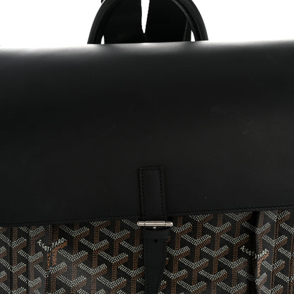 Goyard Goyardine Calfskin Alpin MM Backpack Black 7 of 15
