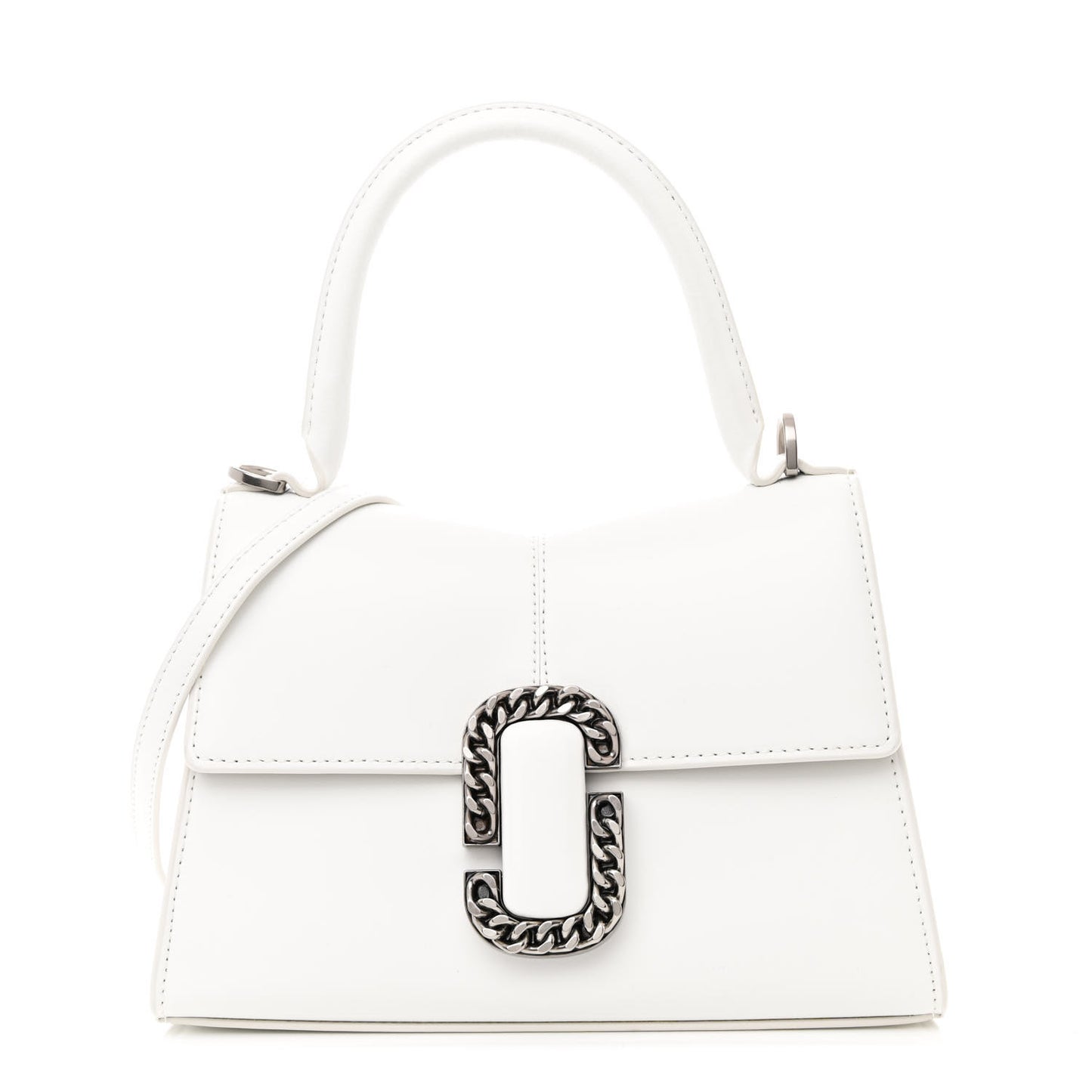 Calfskin The St. Marc Top Handle Bag White