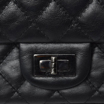 Chanel Aged Calfskin Quilted 2.55 Reissue 225 Flap So Black 9 of 13