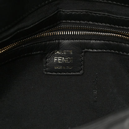 Fendi Nappa FF 1974 Embossed Baguette Black 6 of 16
