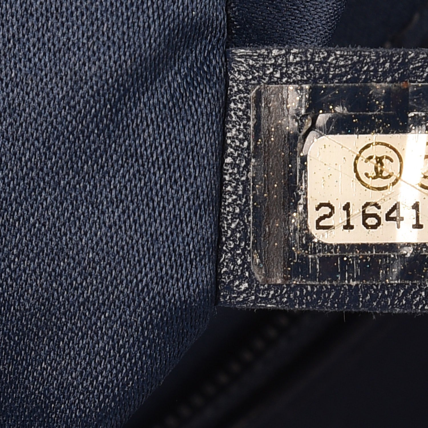 Chanel Lambskin Large CC Crossing Flap Navy 8 of 8