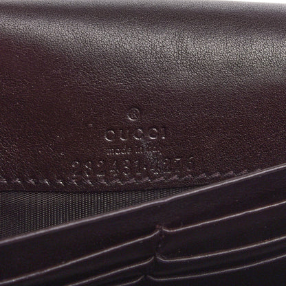 Gucci Guccissima Sukey Continental Wallet Purple 8 of 12