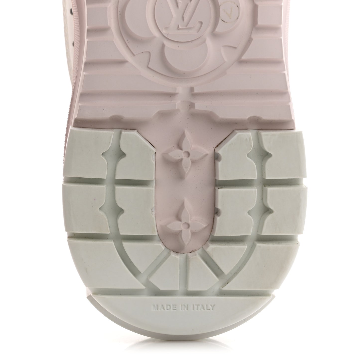 Canvas LV Squad Sneakers 38 White Pink