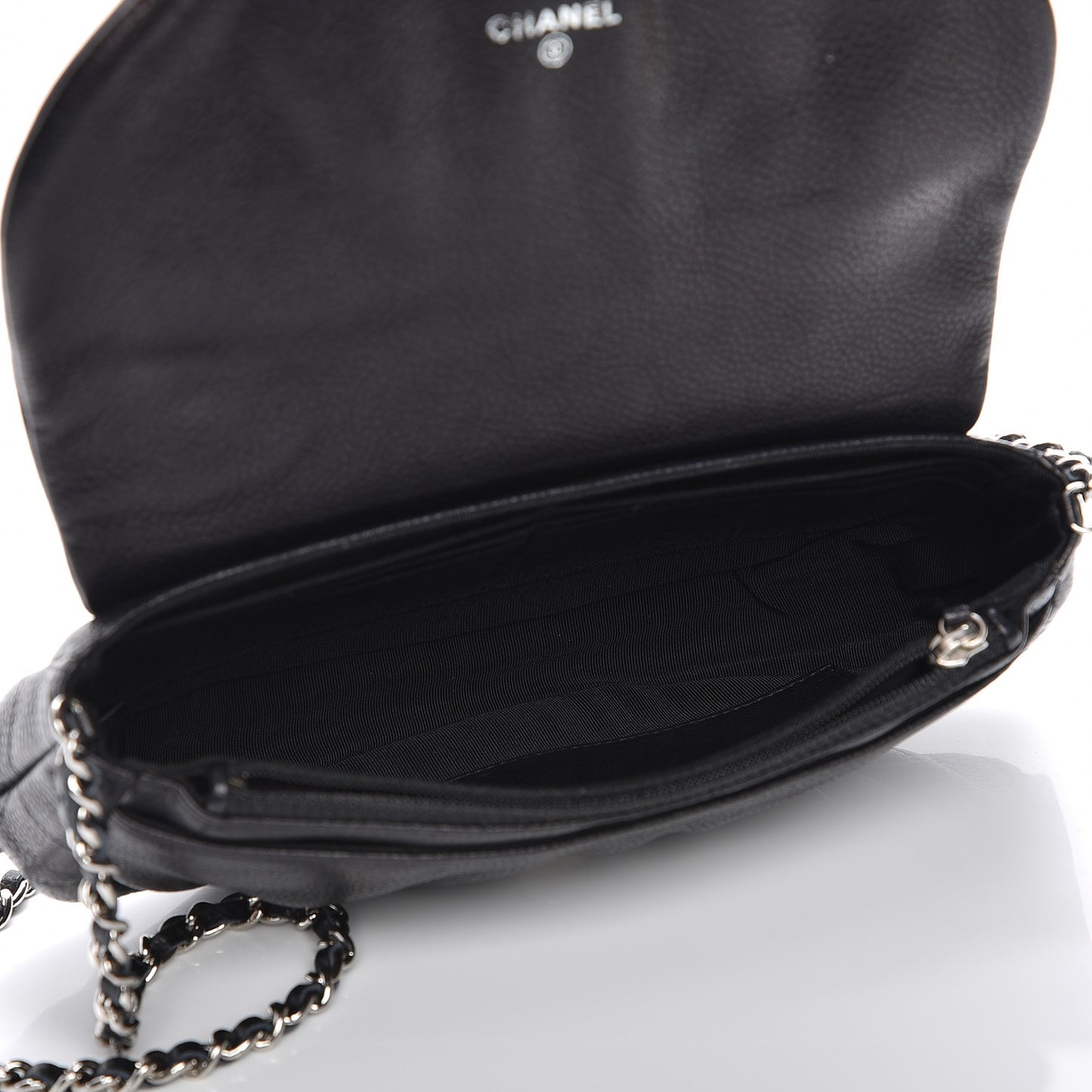 Caviar Half Moon Wallet On Chain WOC Black