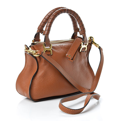 Chloe Calfskin Mini Marcie Satchel Tan 3 of 10
