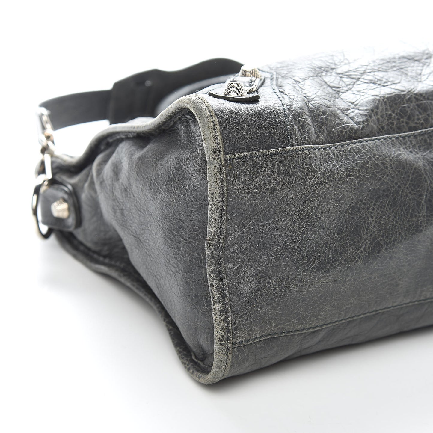 Agneau Giant 12 Silver Hardware City Gris Tarmac