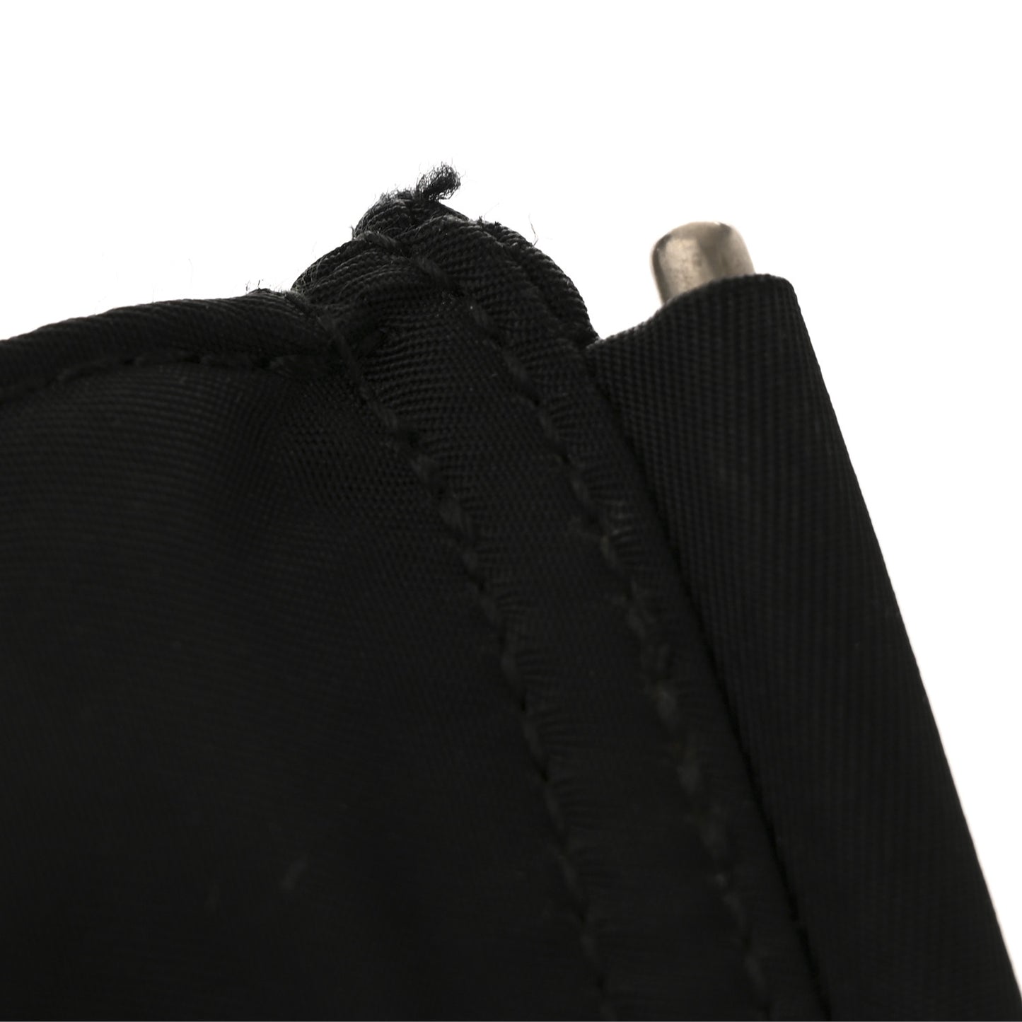 Nylon Vela Flat Messenger Bag Black