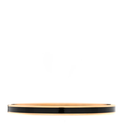 Hermes Enamel Printed Extra Narrow Uni Bracelet 70 Black 3 of 5