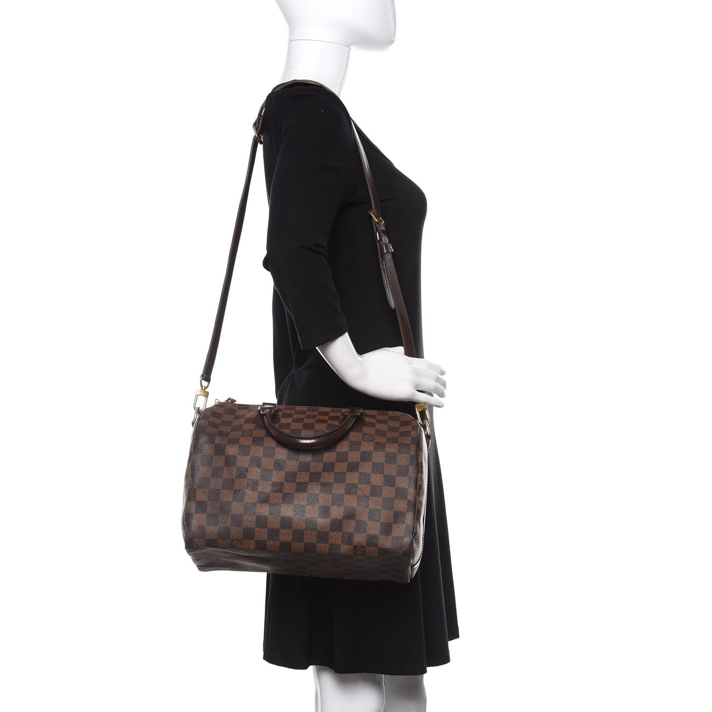 Damier Ebene Speedy Bandouliere 30