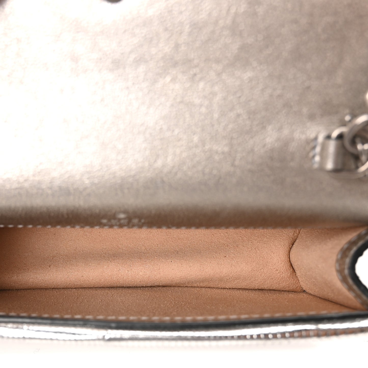 Lizard Super Mini Dionysus Bag  Silver
