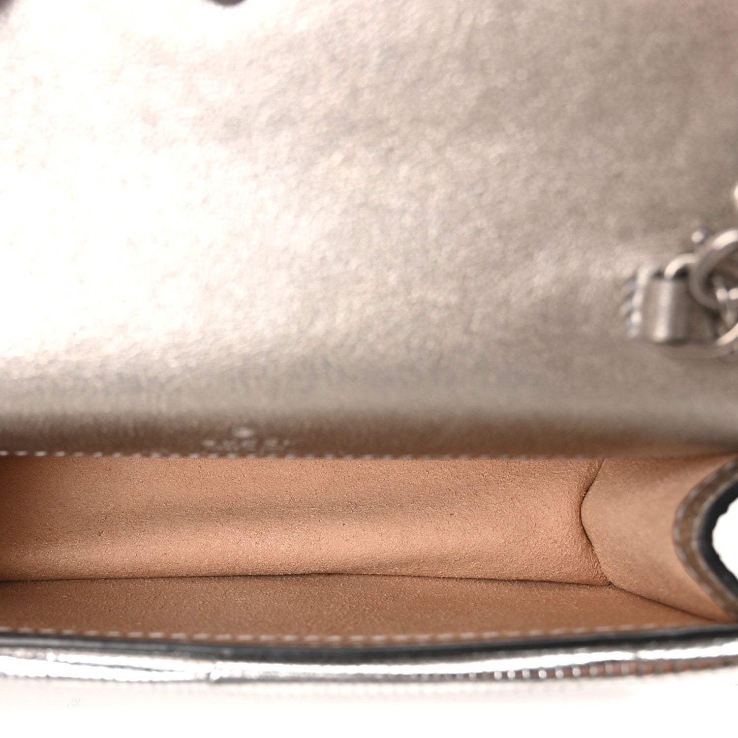 Gucci Lizard Super Mini Dionysus Bag  Silver 4 of 8
