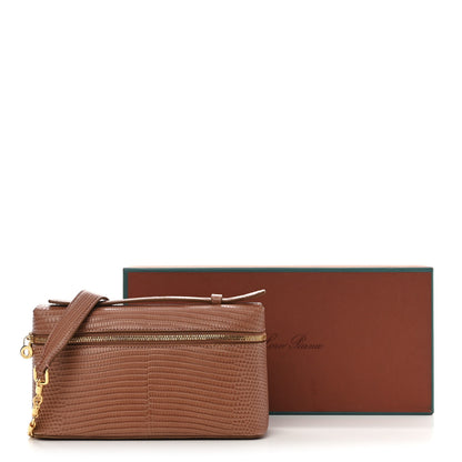 Loro Piana Lizard L19 Extra Pocket Pouch Brown 10 of 10