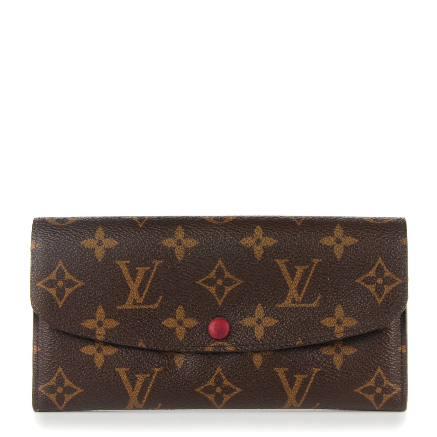 Louis Vuitton Monogram Emilie Wallet Rouge 1 of 9