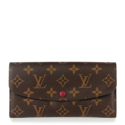 Louis Vuitton Monogram Emilie Wallet Rouge 1 of 9
