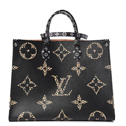 Louis Vuitton Monogram Giant Jungle Onthego GM Black 1 of 12
