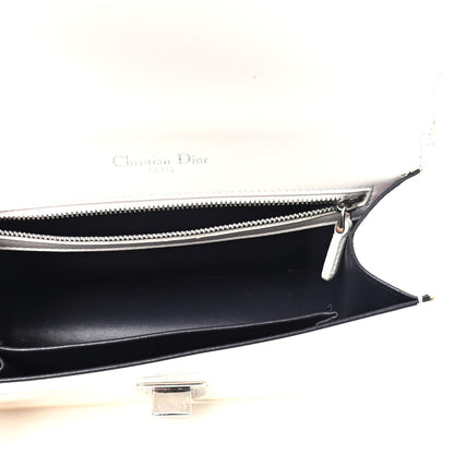 Christian Dior Patent Micro-Cannage Small Diorama Flap Bag White 4 of 5