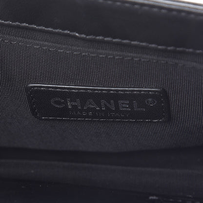 Chanel Lambskin LED Iridescent Metal Small Boy Flap Black Multicolor 7 of 10