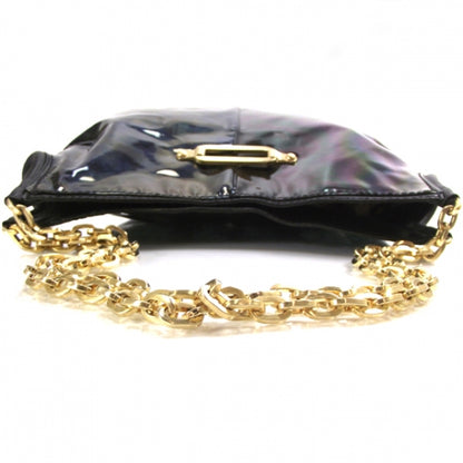 Jimmy Choo Patent Tasha Hobo Petrol 5 of 9