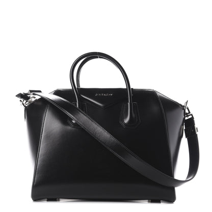 Givenchy Shiny Lord Calfskin Medium Antigona Black 1 of 9