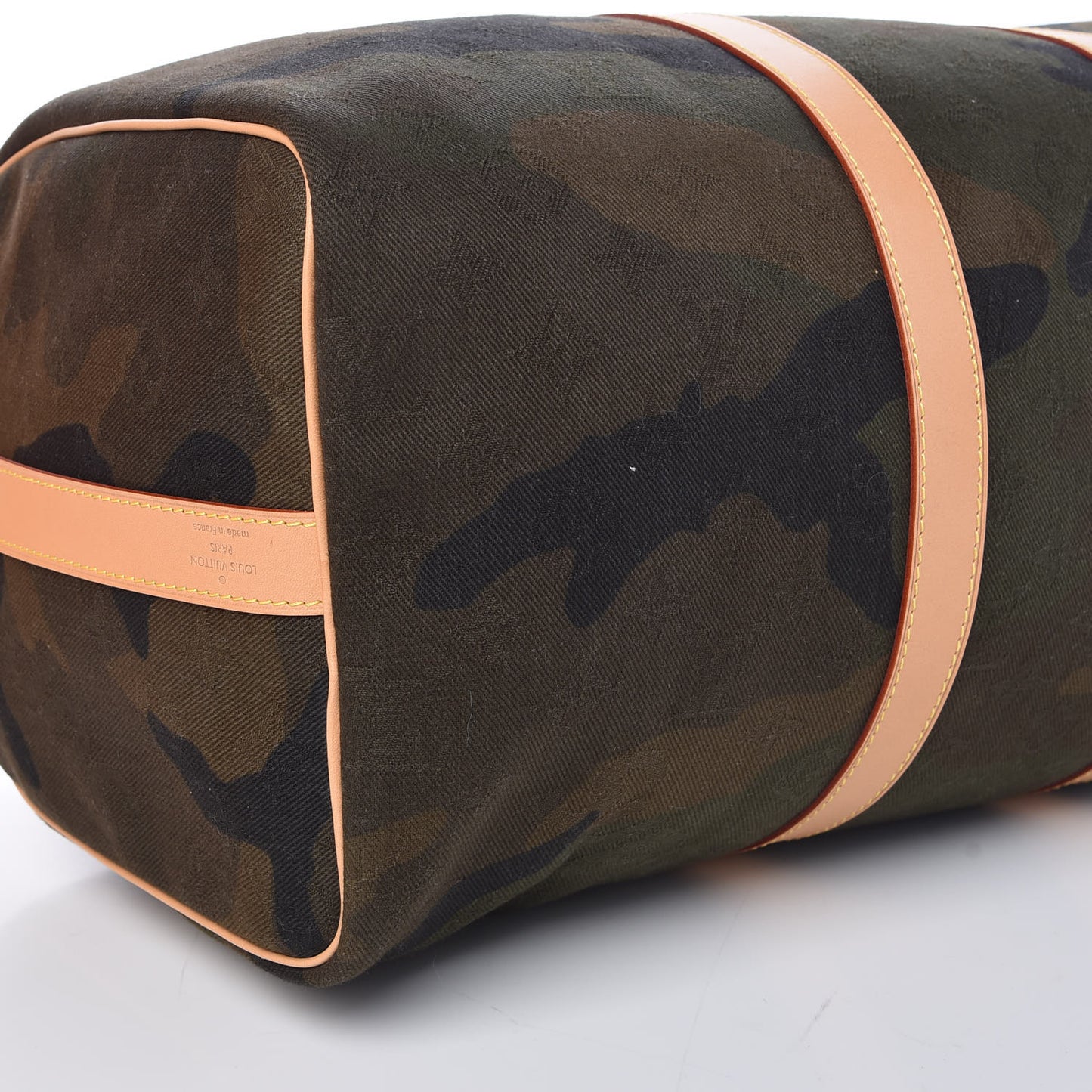 X SUPREME Monogram Camouflage Keepall Bandouliere 45