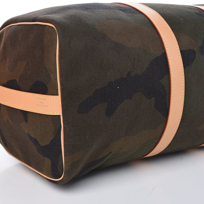 Louis Vuitton X SUPREME Monogram Camouflage Keepall Bandouliere 45 8 of 10