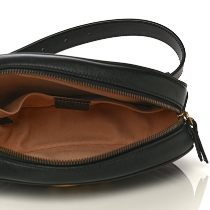 Gucci Calfskin Matelasse GG Marmont Belt Bag 75 30 Black 4 of 14