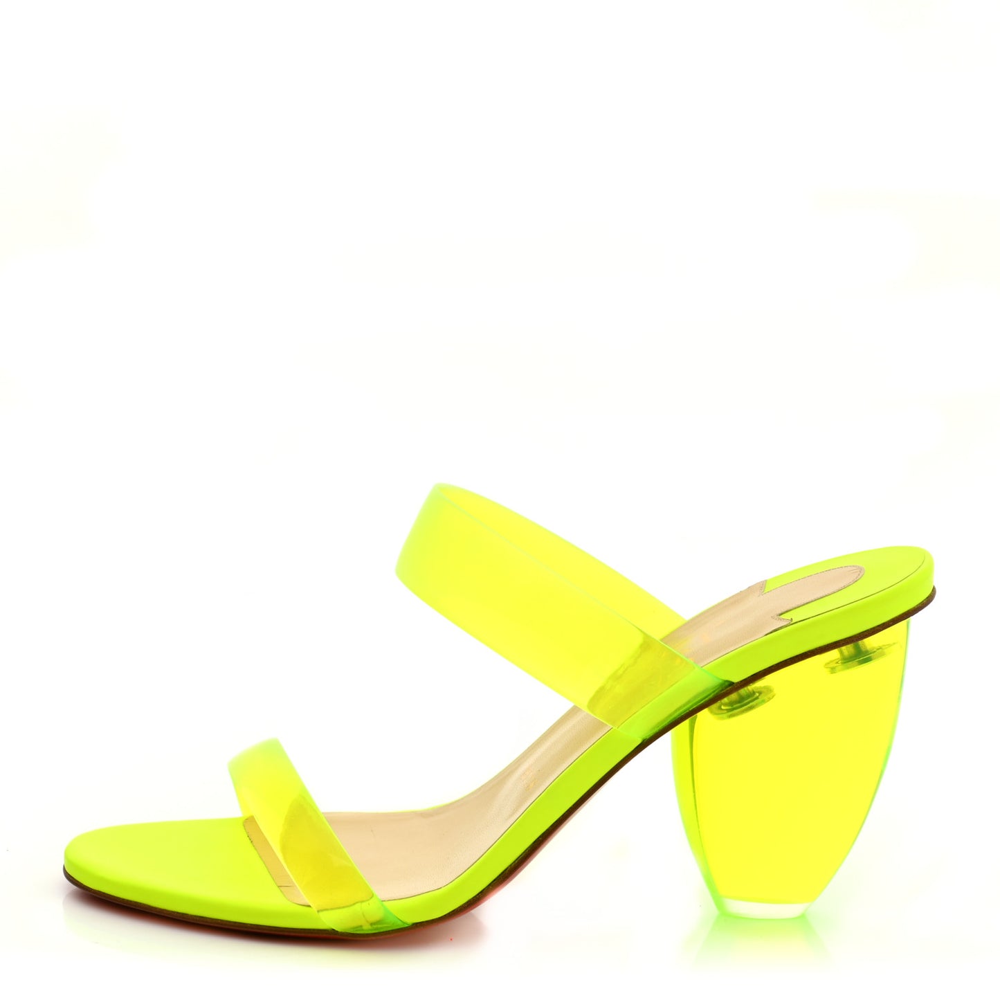 PVC Ovida 85 Slide Sandals 38.5 Yellow