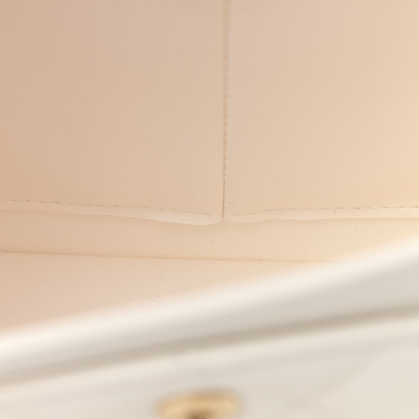 Caviar Quilted Small Double Flap White