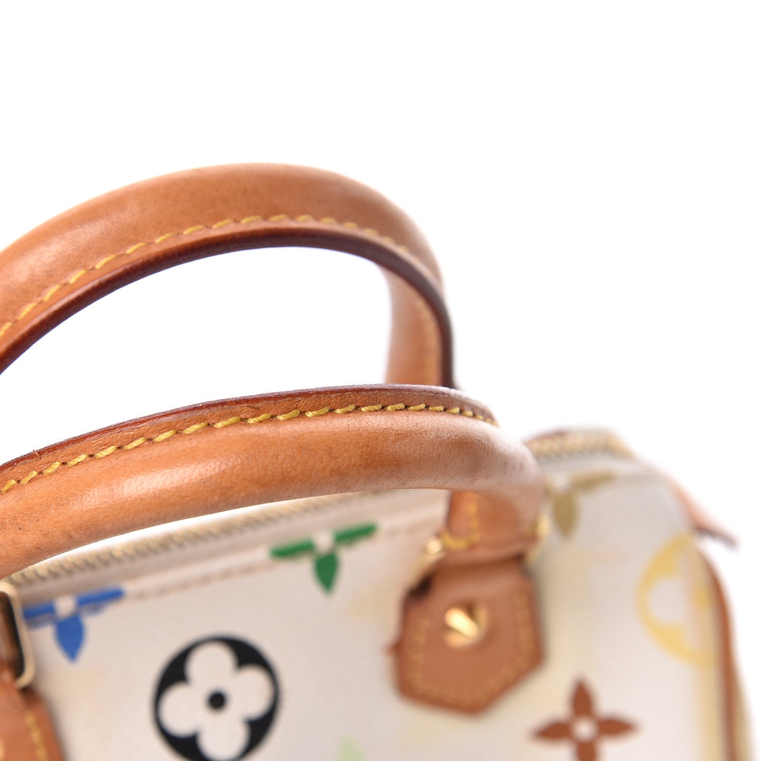 Louis Vuitton Monogram Multicolor Mini Sac HL Speedy White 10 of 13