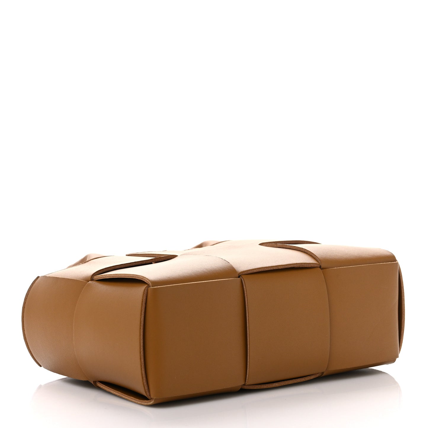 Nappa Maxi Intrecciato Mini Arco Tote Camel