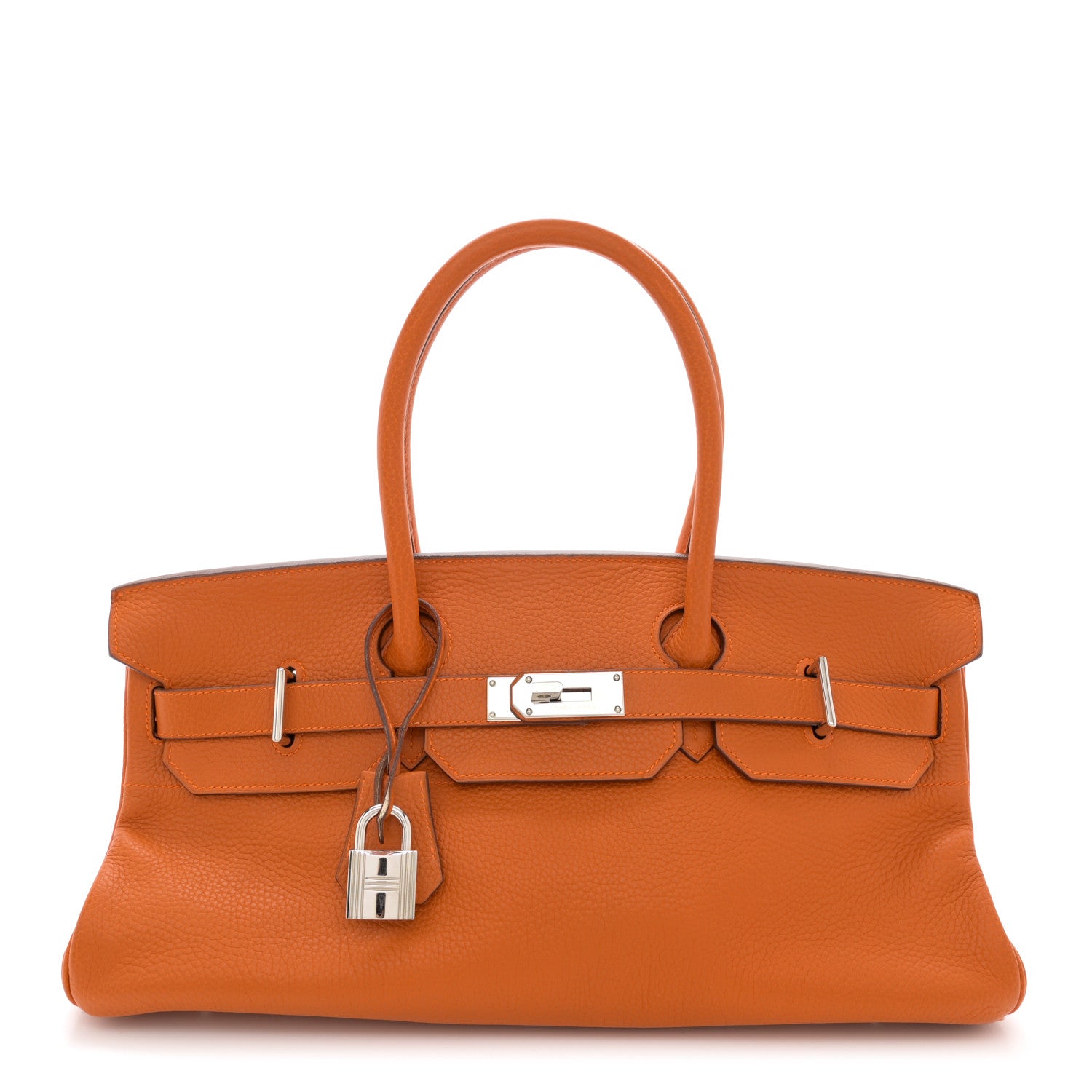 Hermes Taurillon Clemence JPG Birkin 42 Orange 1 of 12